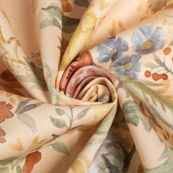 Набор столовый «Этель» Floral pattern, скатерть 147x184 +/-2 см с ГМВО, салфетки 40х40 см - 8 шт