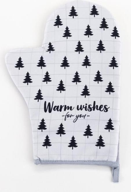 Варежка-прихватка "Warm wishes" 20х28см,35% х/л,65% п/э, МИКС